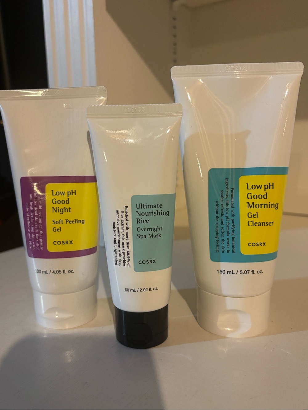 Brand new Cosrx set - AM/PM & Rice Spa Mask. All sealed & new.